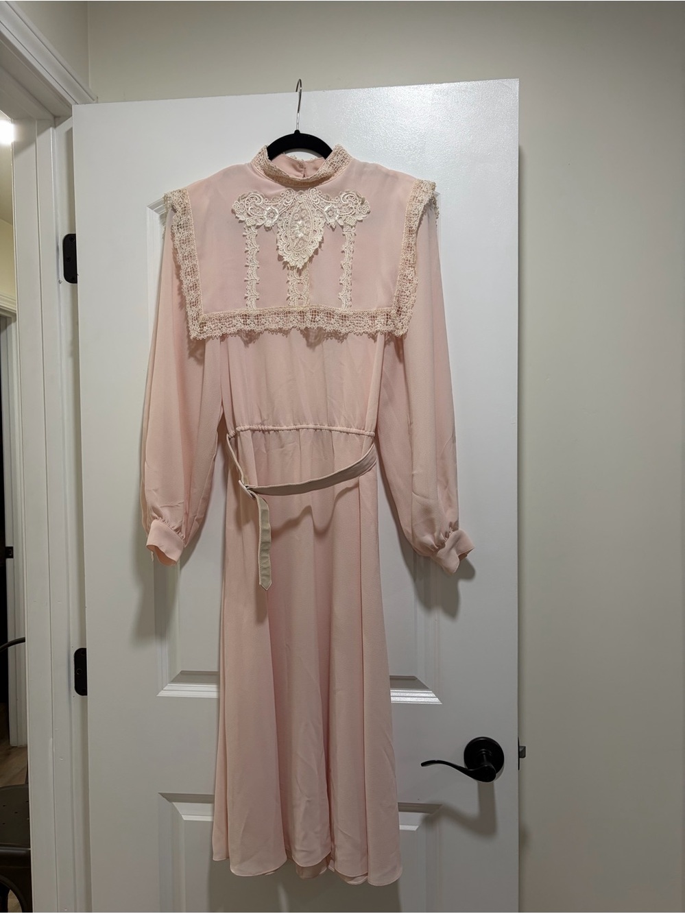 Vintage 70s Romantic Cottagecore Midi Dress